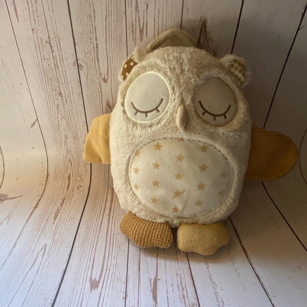 Adorable Cream Owl baby sound machine